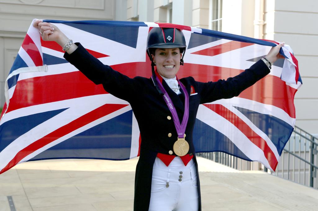 Charlotte Dujardin in a dressage competition