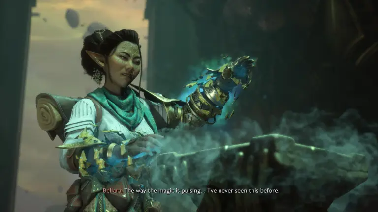 Companions interacting in Dragon Age: The Veilguard