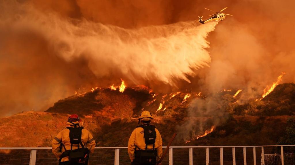 Hughes Wildfire Threatens Northern Los Angeles Residents