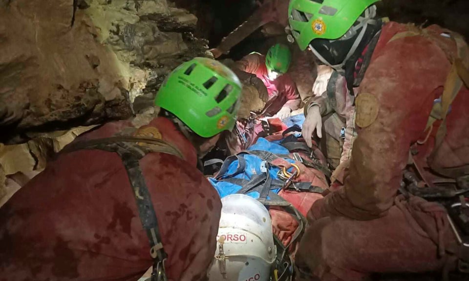 Heroic Rescue of Spelunker Ottavia Piana from Italian Cave