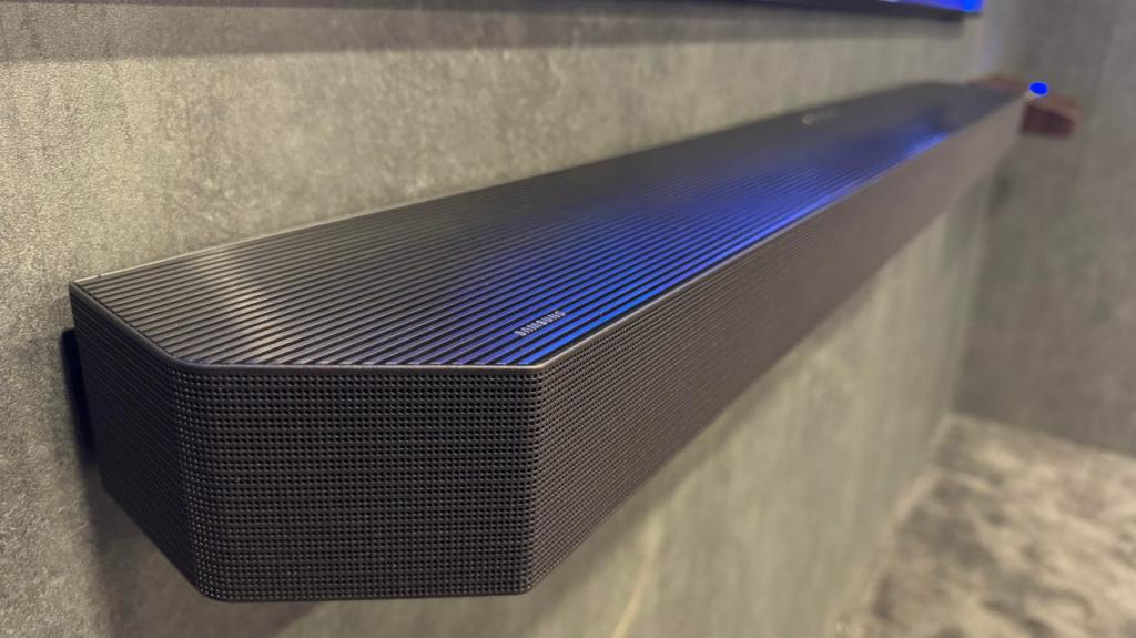 Samsung HW-Q990F Soundbar on display at CES 2025