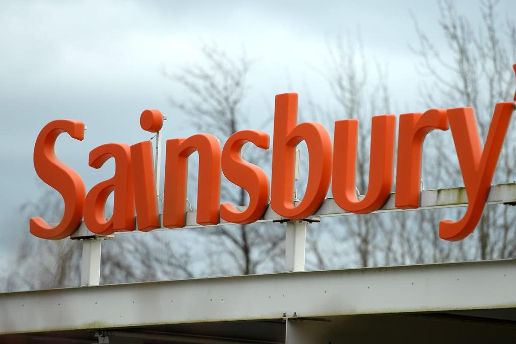 Employees working in a Sainsbury's café