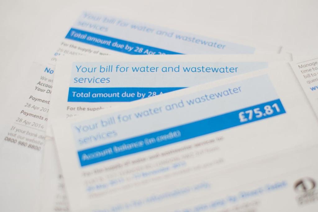 Water Bills in England and Wales Set to Rise by 36% by 2030