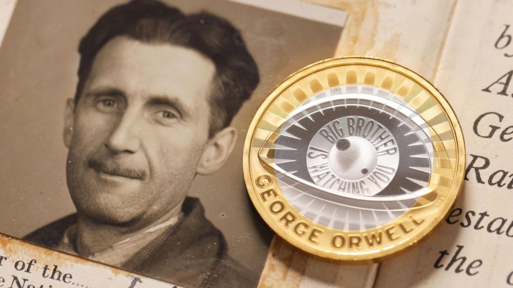 George Orwell's impactful quotes on the coin