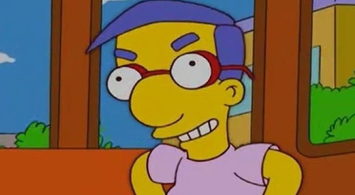 Milhouse Van Houten character from The Simpsons