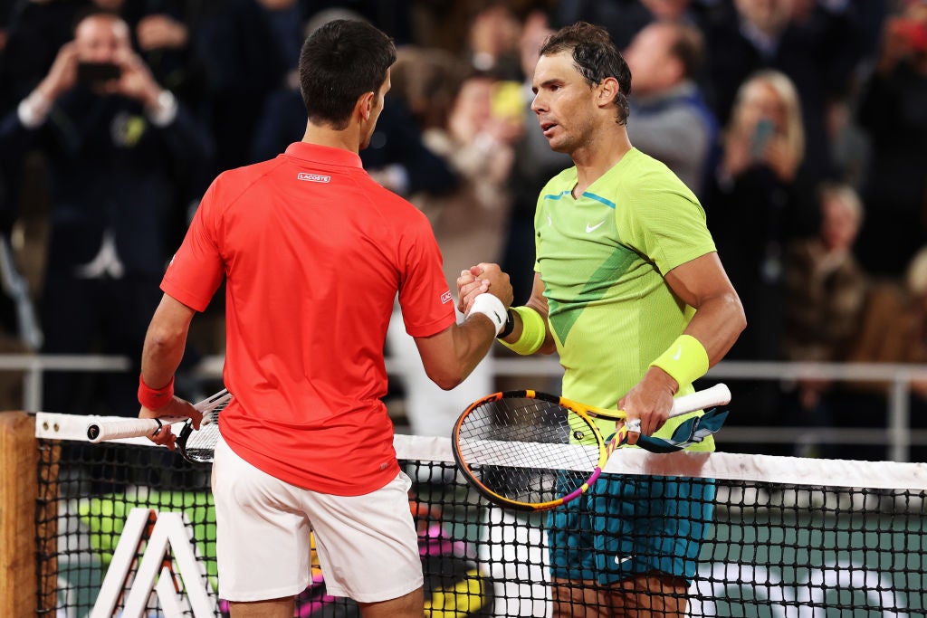 Rafael Nadal during his final match at the Davis Cup