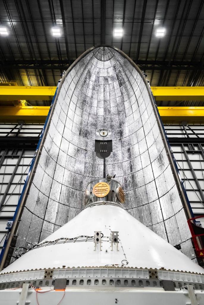 Blue Origin's New Glenn rocket on the launch pad