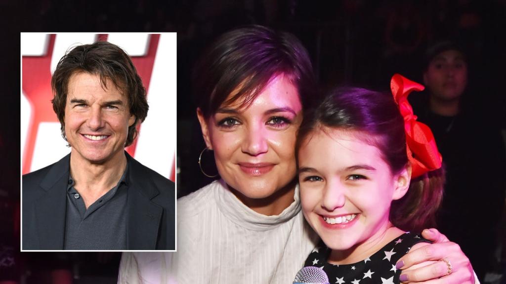 Katie Holmes addressing rumors about Suri makeup