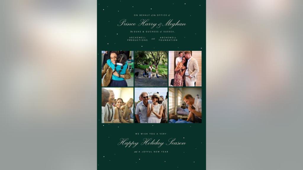 Harry and Meghan Share Heartwarming Christmas Card Moments