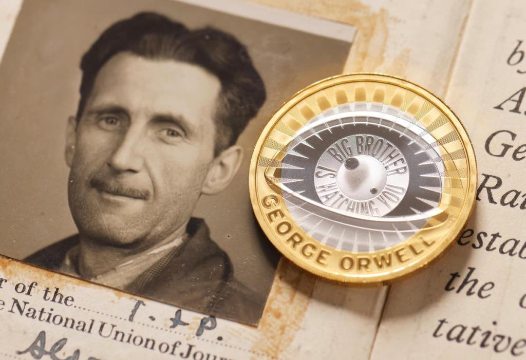 George Orwell Commemorated with New £2 Coin Release