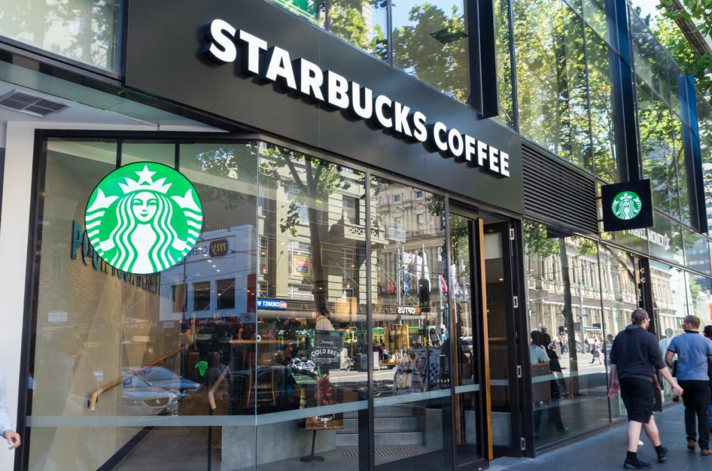 Starbucks coffee shop interior