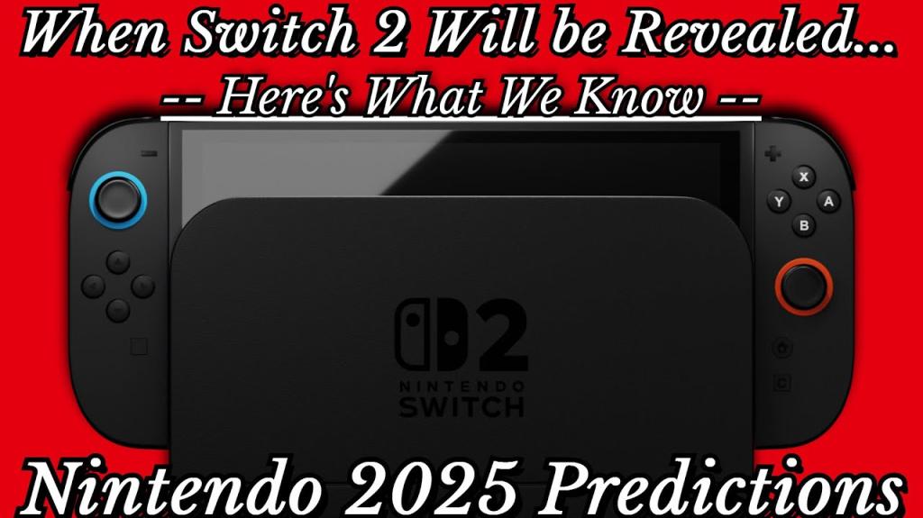 Nintendo Switch 2 mockup showcasing sleek design