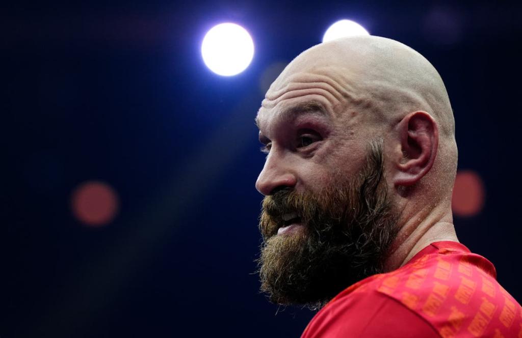 Tyson Fury during a match