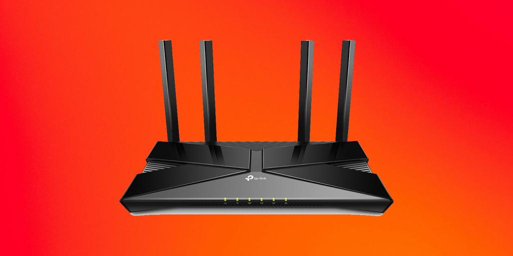 TP-Link Router in use